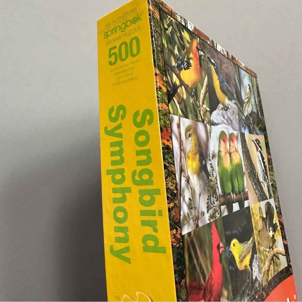 SPRINGBOK 500pc Wild SongBird jigsaw puzzle